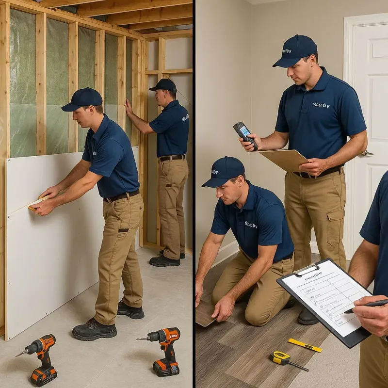 Repairs and Reconstruction process in Gaines County, TX